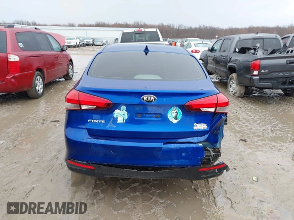 2017 Kia Forte LX with VIN 3KPFK4A71HE072951, listed as a IAAI auction lot 41717857 with 89,299 mi miles. Bid and sale history available at carsss.com. Image 16.