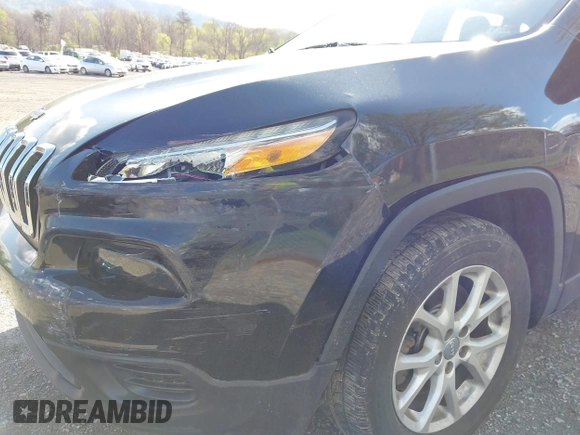 2014 Jeep Cherokee Sport with VIN 1C4PJLAB4EW110051, listed as a IAAI auction lot 41961698 with 153,570 mi miles and . Bid and sale history available at DreamBid. Image 17.