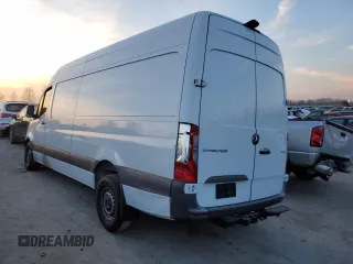 2021 Mercedes-Benz Sprinter Cargo with VIN W1Y4ECHY8MT077911, listed as a Copart auction lot 82195923 with Not Provided miles and . Bid and sale history available at carsss.com. Image 2.