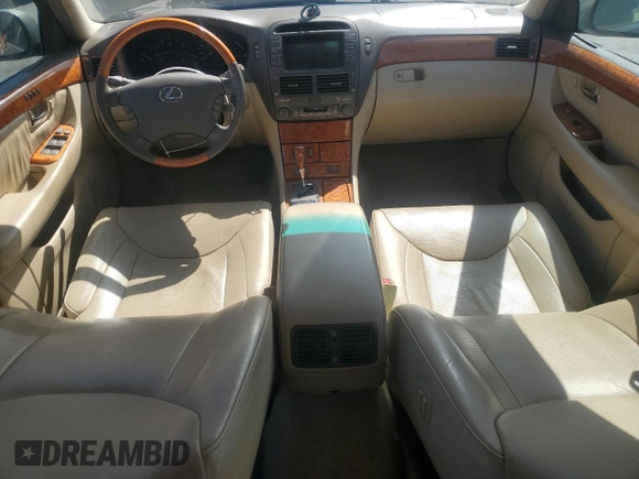 2005 Lexus LS 430 z VIN JTHBN36F555014833, wystawiony jako Copart lot #61096915 z przebiegiem 111 525 mil mil oraz Czysty tytuł • Clean title. Historia ofert i sprzedaży dostępna na DreamBid. Obrazek 8.