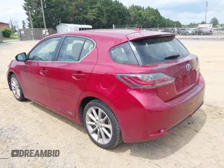2012 Lexus CT 200h z VIN JTHKD5BH3C2108116, wystawiony jako IAAI lot #42340708 z przebiegiem 123 964 mil mil oraz . Historia ofert i sprzedaży dostępna na DreamBid. Obrazek 3.