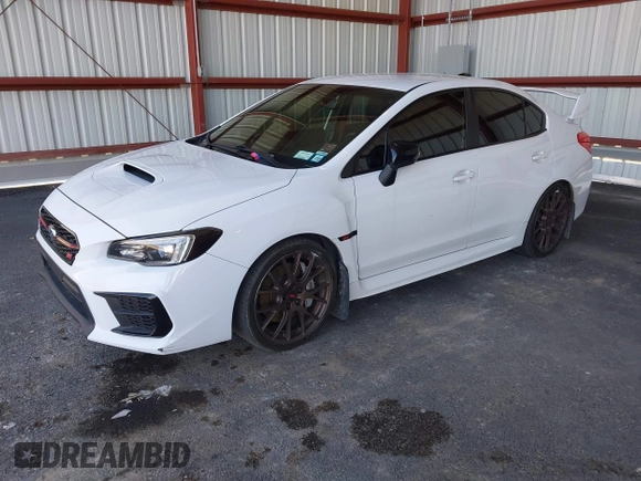 2020 Subaru WRX STI with VIN JF1VA2S64L9812553, listed as a IAAI auction lot 41915476 with 66,157 mi miles. Bid and sale history available at carsss.com. Image 2.
