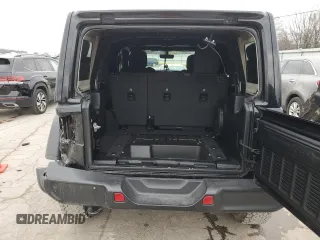 2022 Jeep Wrangler Unlimited Sport with VIN 1C4HJXDG6NW258091, listed as a Copart auction lot 45484735 with 42,534 mi miles and Salvage Title. Bid and sale history available at DreamBid. Image 6.