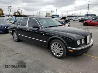 2005 Bentley Arnage R with VIN SCBLC37F95CX10586, listed as a Copart auction lot 55852485 with 38,584 mi miles and Salvage Title. Bid and sale history available at DreamBid. Image 4.