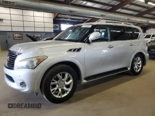 2013 Infiniti QX56 with VIN JN8AZ2NE1D9042919, listed as a Copart auction lot 48784665 with 169,566 mi miles and Clean Title. Bid and sale history available at carsss.com. Image 1.