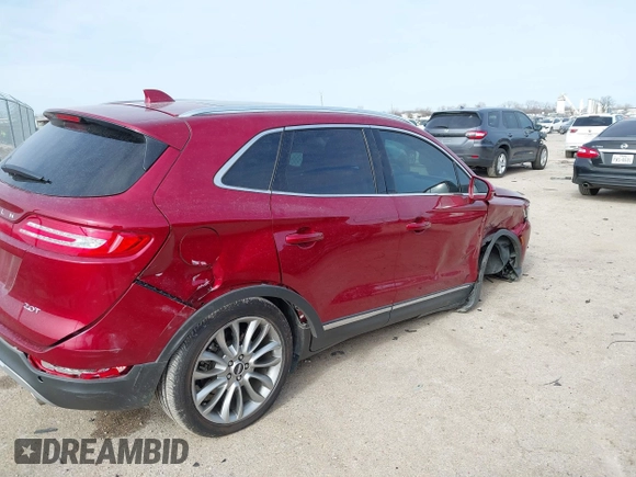 2018 Lincoln MKC Reserve with VIN 5LMCJ3C90JUL14515, listed as a IAAI auction lot 41361314 with 33,556 mi miles and . Bid and sale history available at DreamBid. Image 6.