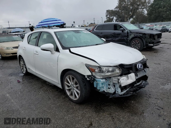 2012 Lexus CT 200h z VIN JTHKD5BH9C2080211, wystawiony jako Copart lot #47530625 z przebiegiem 114 971 mil mil oraz Szkoda całkowita • Salvage title. Historia ofert i sprzedaży dostępna na DreamBid. Obrazek 4.