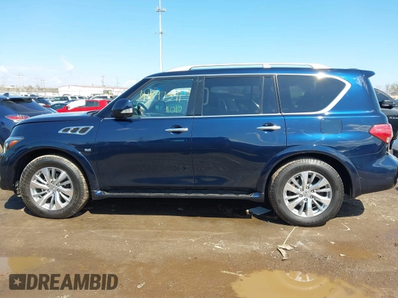 2016 Infiniti QX80 with VIN JN8AZ2NE7G9120964, listed as a IAAI auction lot 41897591 with 181,631 mi miles and . Bid and sale history available at DreamBid. Image 14.