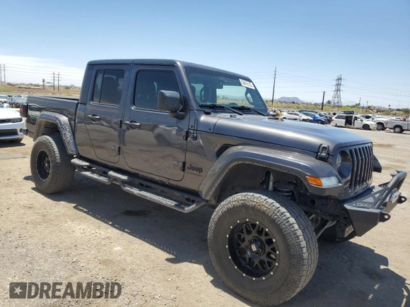 2022 Jeep Gladiator Willys Sport z VIN 1C6HJTAG2NL133000, wystawiony jako Copart lot #58416125 z przebiegiem 65 590 mil mil oraz Szkoda całkowita • Salvage title. Historia ofert i sprzedaży dostępna na DreamBid. Obrazek 4.