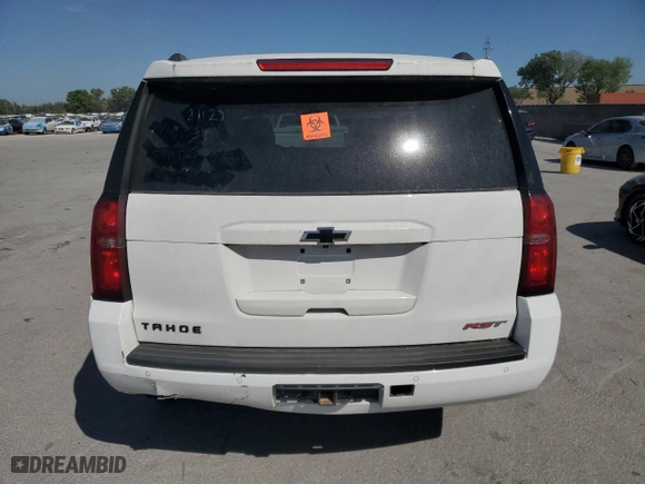 2020 Chevrolet Tahoe Premier with VIN 1GNSCCKJ5LR117426, listed as a Copart auction lot 50105635 with 0 mi miles and Clean Title. Bid and sale history available at carsss.com. Image 6.