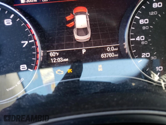 2016 Audi A7 3.0 Prestige with VIN WAU2GAFCXGN161137, listed as a Copart auction lot 37532173 with 63,760 mi miles. Bid and sale history available at carsss.com. Image 9.