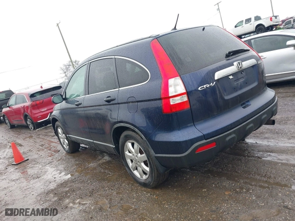 2007 Honda CR-V EX with VIN JHLRE38527C027836, listed as a IAAI auction lot 38356915 with 286,546 mi miles. Bid and sale history available at carsss.com. Image 3.