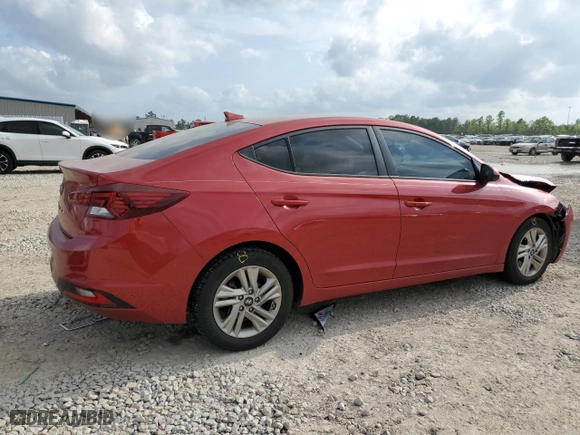 2020 Hyundai Elantra Value Edition with VIN 5NPD84LF7LH523332, listed as a Copart auction lot 51592875 with 47,650 mi miles and Salvage Title. Bid and sale history available at carsss.com. Image 3.