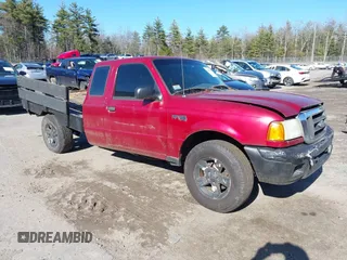 2004 Ford Ranger XL Fleet with VIN 1FTYR15E94PB34344, listed as a IAAI auction lot 41998271 with 302,528 mi miles. Bid and sale history available at carsss.com. Image 1.