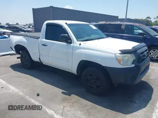 2014 Toyota Tacoma with VIN 5TFNX4CN0EX042618, listed as a IAAI auction lot 42831595 with 143,708 mi miles and . Bid and sale history available at DreamBid. Image 1.