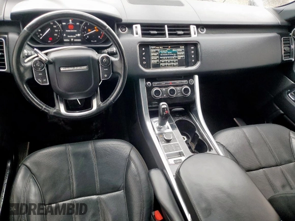 2016 Land Rover Range Rover Sport HSE with VIN SALWR2VF8GA543828, listed as a Copart auction lot 63114525 with 105,303 mi miles and Clean title. Bid and sale history available at DreamBid. Image 8.