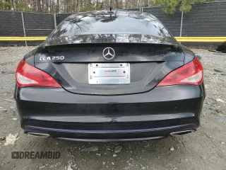 2018 Mercedes-Benz CLA with VIN WDDSJ4EB2JN613027, listed as a Copart auction lot 48057185 with 114,726 mi miles and Salvage Title. Bid and sale history available at carsss.com. Image 6.