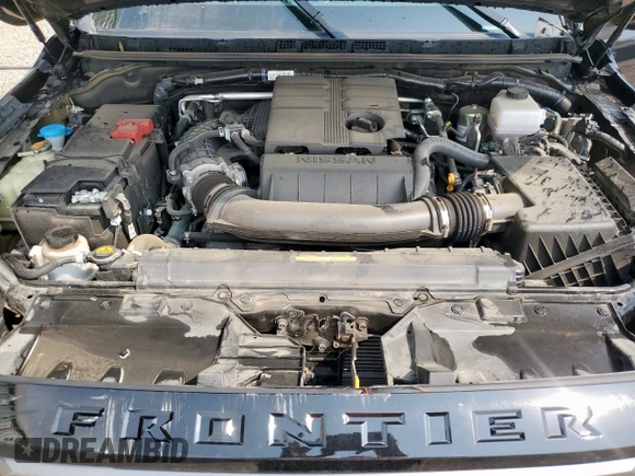 2024 Nissan Frontier SV with VIN 1N6ED1EK1RN670888, listed as a Copart auction lot 57406095 with 19,668 mi miles and Clean title. Bid and sale history available at DreamBid. Image 11.