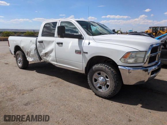 2012 Ram 2500 ST with VIN 3C6TD5HT1CG242154, listed as a Copart auction lot 56407785 with 108,506 mi miles and Salvage title. Bid and sale history available at DreamBid. Image 4.