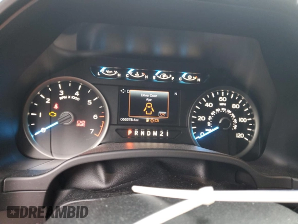 2017 Ford F-150 XL with VIN 1FTEW1EP2HFB80607, listed as a Copart auction lot 53311155 with 55,378 mi miles and Salvage title. Bid and sale history available at DreamBid. Image 9.