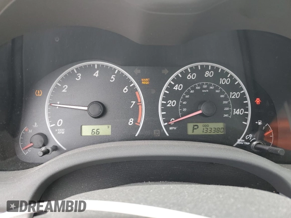 2010 Toyota Corolla with VIN 1NXBU4EE5AZ194989, listed as a Copart auction lot 54545445 with 133,380 mi miles and Salvage Title. Bid and sale history available at carsss.com. Image 9.