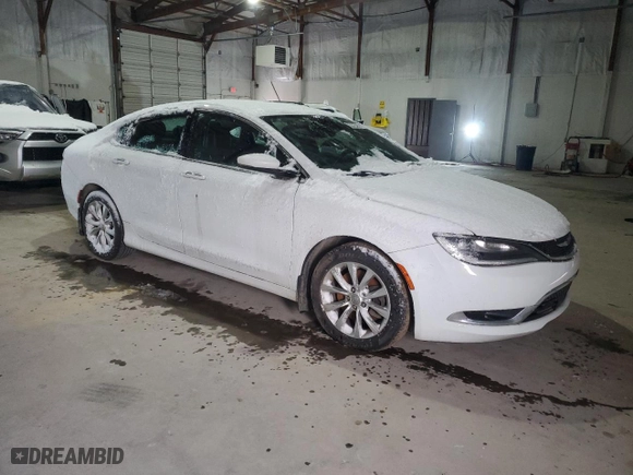 2015 Chrysler 200 C with VIN 1C3CCCCG7FN682485, listed as a Copart auction lot 44994705 with 152,793 mi miles and Clean Title. Bid and sale history available at carsss.com. Image 4.