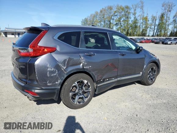 2019 Honda CR-V Touring with VIN JHLRW2H95KX022822, listed as a Copart auction lot 53822095 with 98,134 mi miles and Salvage Title. Bid and sale history available at DreamBid. Image 3.