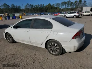 2010 Honda Civic Sdn EX with VIN 19XFA1F81AE009177, listed as a Copart auction lot 46409245 with 186,234 mi miles and Salvage Title. Bid and sale history available at carsss.com. Image 2.