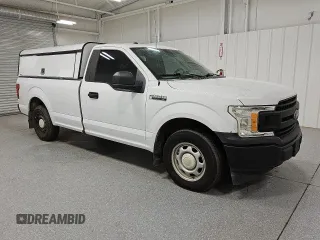 2018 Ford F-150 XL with VIN 1FTMF1CB8JKD38299, listed as a Copart auction lot 52132795 with 157,887 mi miles and Clean Title. Bid and sale history available at carsss.com. Image 4.