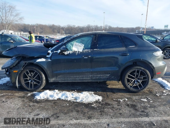 2023 Porsche Macan with VIN WP1AA2A56PLB06547, listed as a IAAI auction lot 41373417 with 25,267 mi miles. Bid and sale history available at carsss.com. Image 14.