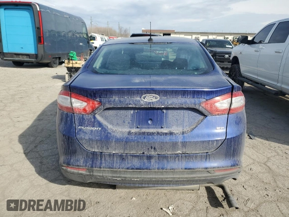 2013 Ford Fusion SE with VIN 3FA6P0H77DR176756, listed as a Copart auction lot 47259925 with 64,596 mi miles and Salvage Title. Bid and sale history available at carsss.com. Image 6.