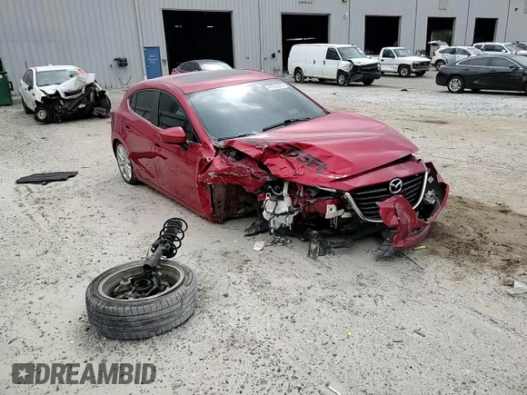 2015 Mazda 3 S Grand Touring with VIN JM1BM1M32F1274293, listed as a Copart auction lot 49552605 with Not provided miles and Salvage title. Bid and sale history available at DreamBid. Image 11.