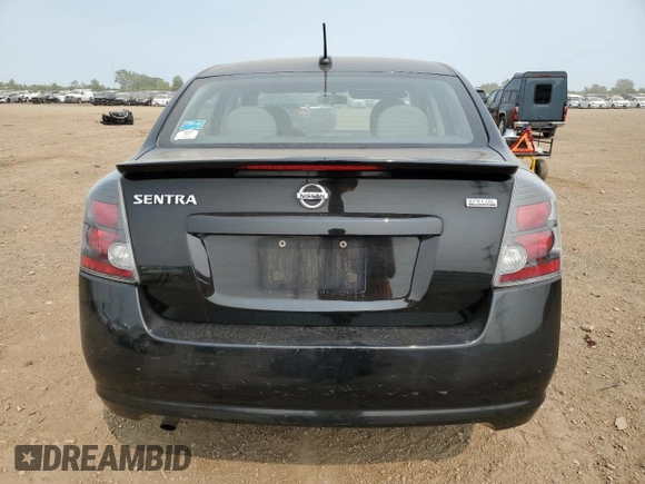 2012 Nissan Sentra SR with VIN 3N1AB6AP2CL622560, listed as a Copart auction lot 58856725 with 132,970 mi miles and Salvage title. Bid and sale history available at DreamBid. Image 6.