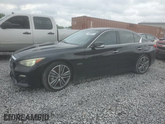 2014 Infiniti Q50 Hybrid Sport with VIN JN1AV7AP0EM691754, listed as a Copart auction lot 56005975 with 176,845 mi miles and Clean Title. Bid and sale history available at DreamBid. Image 1.