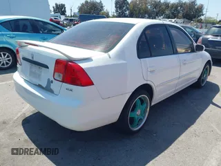 2003 Honda Civic EX with VIN 2HGES26753H508367, listed as a IAAI auction lot 41977264 with 203,867 mi miles. Bid and sale history available at carsss.com. Image 4.