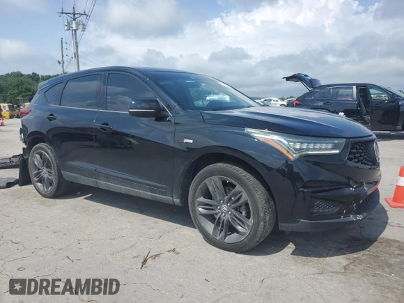 2019 Acura RDX w/A-Spec Pkg z VIN 5J8TC2H60KL008496, wystawiony jako Copart lot #61022175 z przebiegiem 52 171 mil mil oraz Czysty tytuł • Clean title. Historia ofert i sprzedaży dostępna na DreamBid. Obrazek 4.