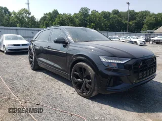 2020 Audi SQ8 z VIN WA1CWAF19LD026900, wystawiony jako Copart lot #62258333 z przebiegiem 35 347 mil mil oraz . Historia ofert i sprzedaży dostępna na DreamBid. Obrazek 4.