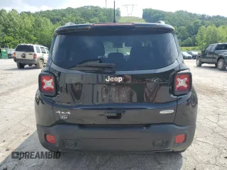 2018 Jeep Renegade Latitude with VIN ZACCJBBBXJPH52403, listed as a Copart auction lot 59636375 with 68,860 mi miles and Salvage title. Bid and sale history available at DreamBid. Image 6.