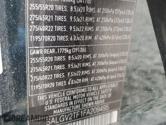 2015 Land Rover Range Rover Supercharged Autobiography with VIN SALGV2TF1FA209495, listed as a Copart auction lot 51492315 with 131,188 mi miles and Clean Title. Bid and sale history available at carsss.com. Image 13.