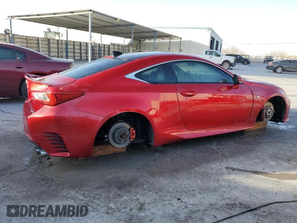 2016 Lexus RC 350 F Sport z VIN JTHHE5BC8G5012000, wystawiony jako Copart lot #42703575 z przebiegiem 121 707 mil mil oraz Czysty tytuł • Clean title. Historia ofert i sprzedaży dostępna na DreamBid. Obrazek 3.