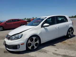 2012 Volkswagen Golf GTI w/Sunroof & Navi PZEV with VIN WVWHD7AJXCW211988, listed as a Copart auction lot 63150765 with 124,399 mi miles and Salvage title. Bid and sale history available at DreamBid. Image 1.