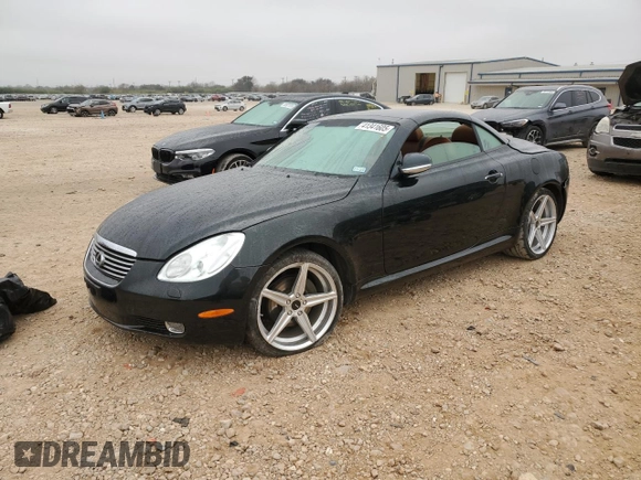 2003 Lexus SC with VIN JTHFN48Y630038056, listed as a Copart auction lot 41341605 with 74,301 mi miles and Salvage Title. Bid and sale history available at carsss.com. Image 1.