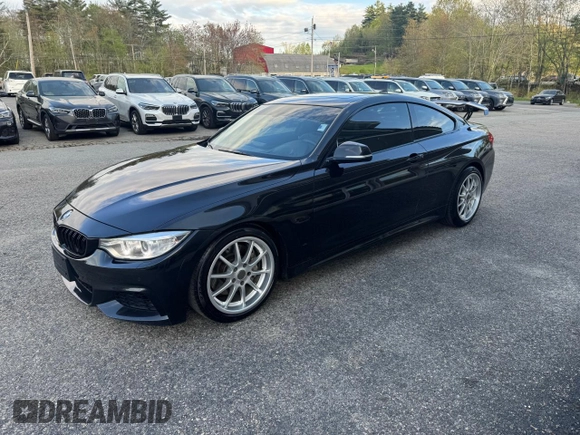 2014 BMW 4 Series 435i xDrive with VIN WBA3R5C50EF784642, listed as a Copart auction lot 56781275 with 80,550 mi miles and Clean title. Bid and sale history available at DreamBid. Image 2.
