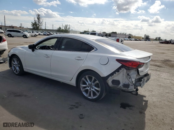 2016 Mazda Mazda6 i Touring with VIN JM1GJ1V51G1442344, listed as a Copart auction lot 88805485 with 195,013 mi miles and Salvage Title. Bid and sale history available at carsss.com. Image 2.