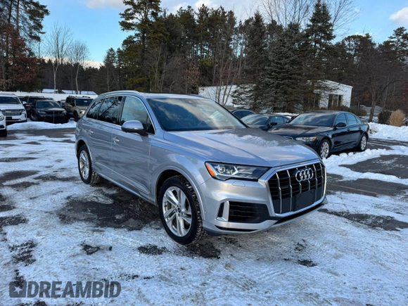 2021 Audi Q7 Premium with VIN WA1AXAF72MD024576, listed as a Copart auction lot 42853485 with 108,845 mi miles and Clean title. Bid and sale history available at DreamBid. Image 2.