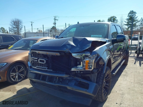 2018 Ford F-150 XL with VIN 1FTEW1EG6JFE55921, listed as a IAAI auction lot 41650184 with 95,712 mi miles. Bid and sale history available at carsss.com. Image 19.