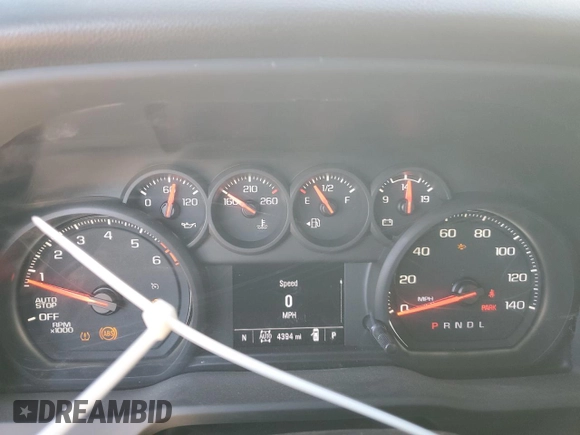 2024 GMC Sierra 1500 with VIN 3GTNUAED8RG219406, listed as a Copart auction lot 88583145 with 4,394 mi miles and Salvage Title. Bid and sale history available at DreamBid. Image 9.