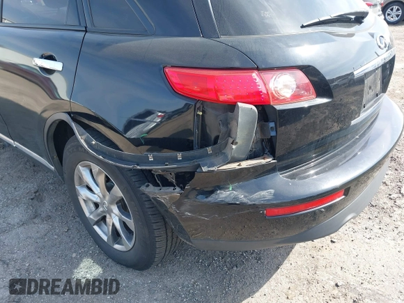 2008 Infiniti FX35 with VIN JNRAS08W68X206627, listed as a IAAI auction lot 41788439 with 1 mi miles. Bid and sale history available at carsss.com. Image 6.