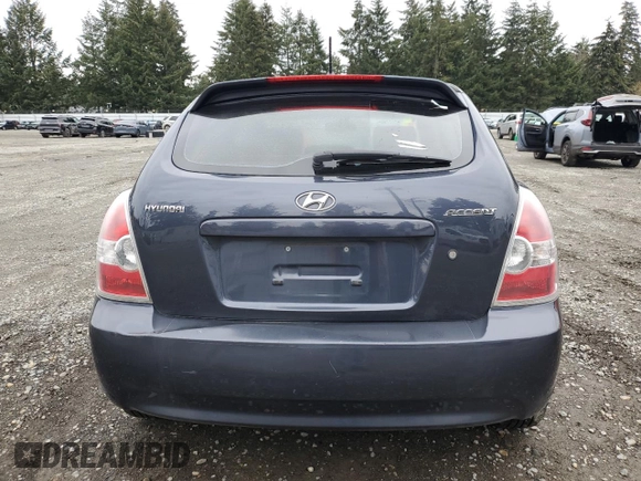 2008 Hyundai Accent SE with VIN KMHCN36C78U068877, listed as a Copart auction lot 46118385 with 159,615 mi miles and Salvage Title. Bid and sale history available at carsss.com. Image 6.