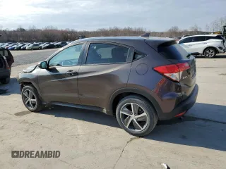 2021 Honda HR-V EX with VIN 3CZRU6H54MM726200, listed as a Copart auction lot 50917655 with 35,893 mi miles and Salvage Title. Bid and sale history available at carsss.com. Image 2.